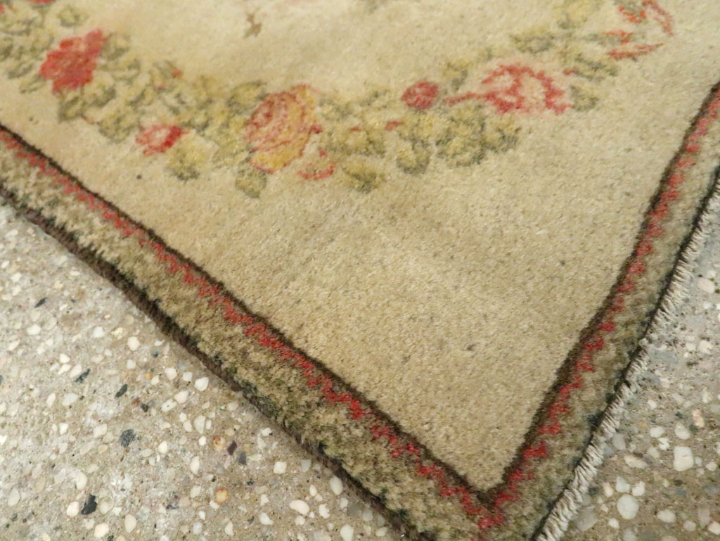 Antique Persian Kashan Throw Rug (Pair: 2 of 2), No.29213 - Galerie Shabab