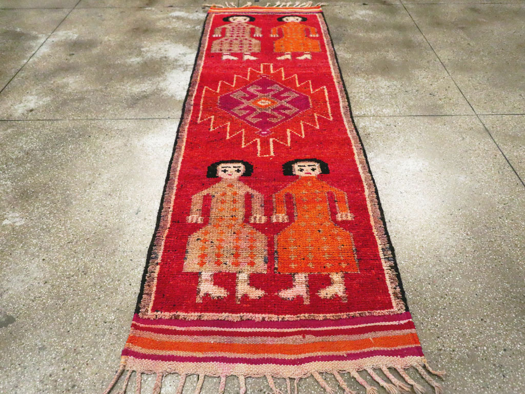 Vintage Anatolian Pictorial Rug, No.29220 - Galerie Shabab