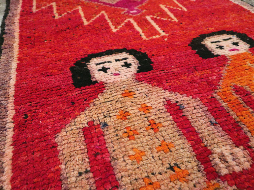 Vintage Anatolian Pictorial Rug, No.29220 - Galerie Shabab