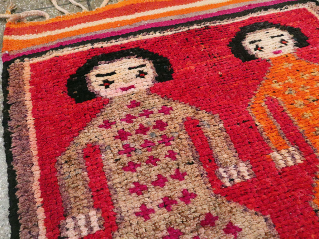 Vintage Anatolian Pictorial Rug, No.29220 - Galerie Shabab