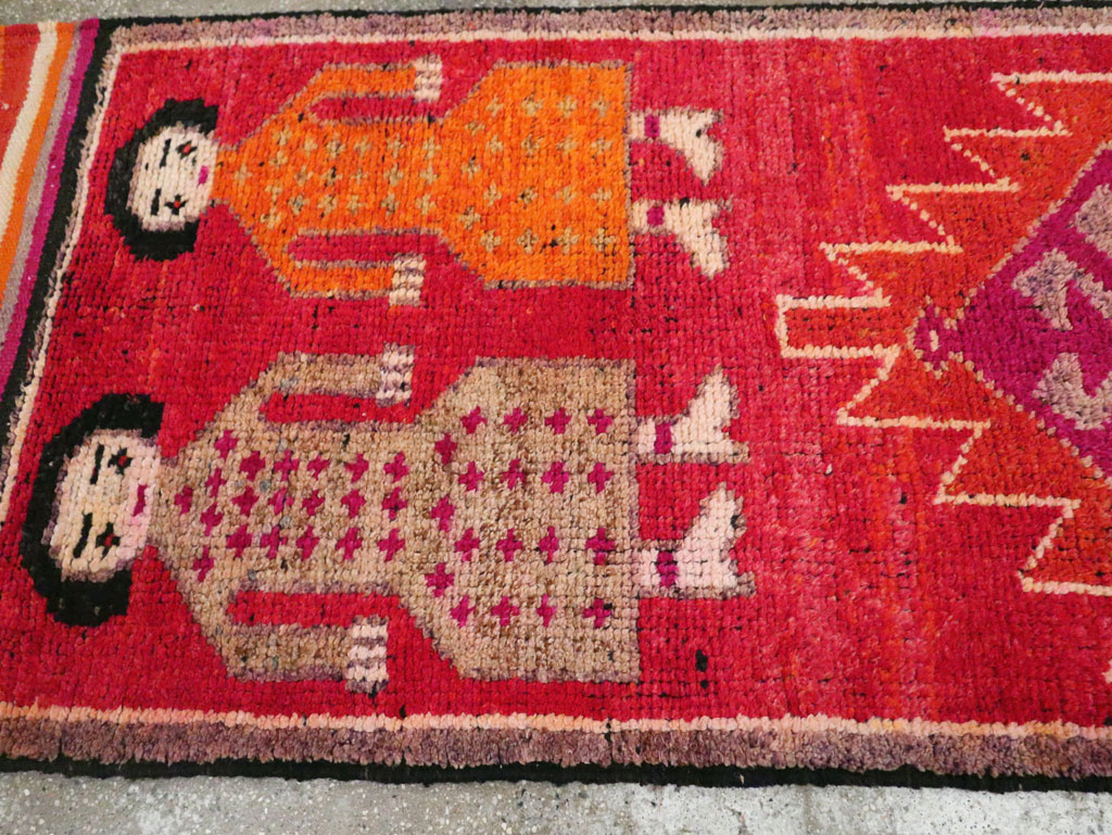 Vintage Anatolian Pictorial Rug, No.29220 - Galerie Shabab