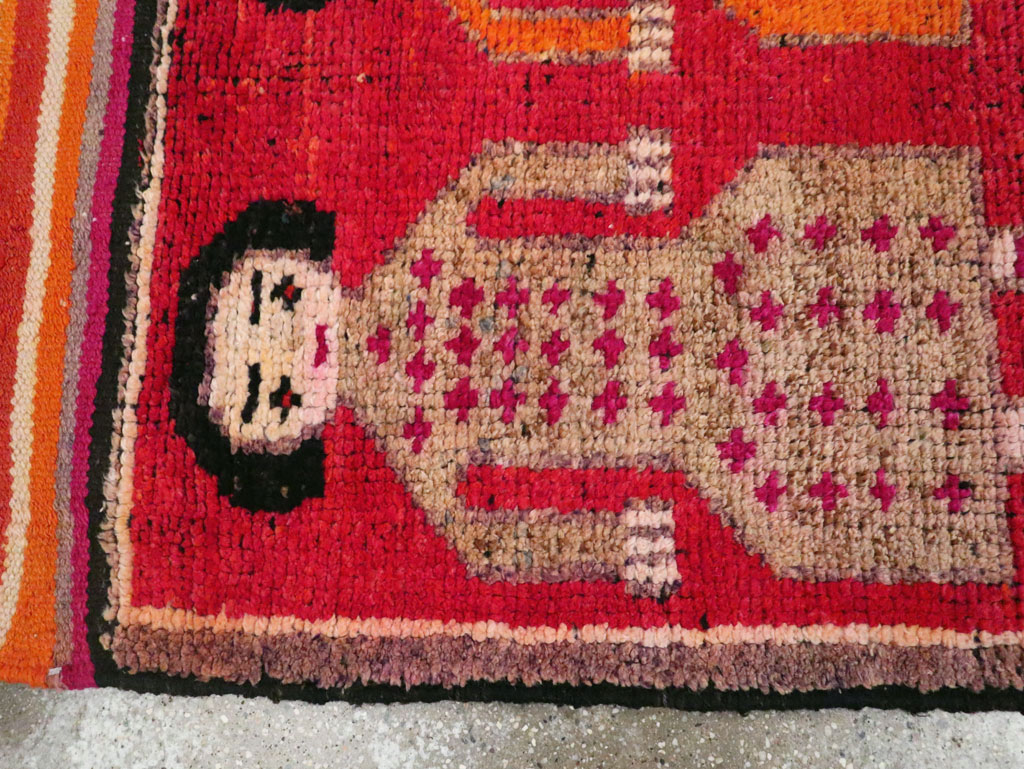 Vintage Anatolian Pictorial Rug, No.29220 - Galerie Shabab