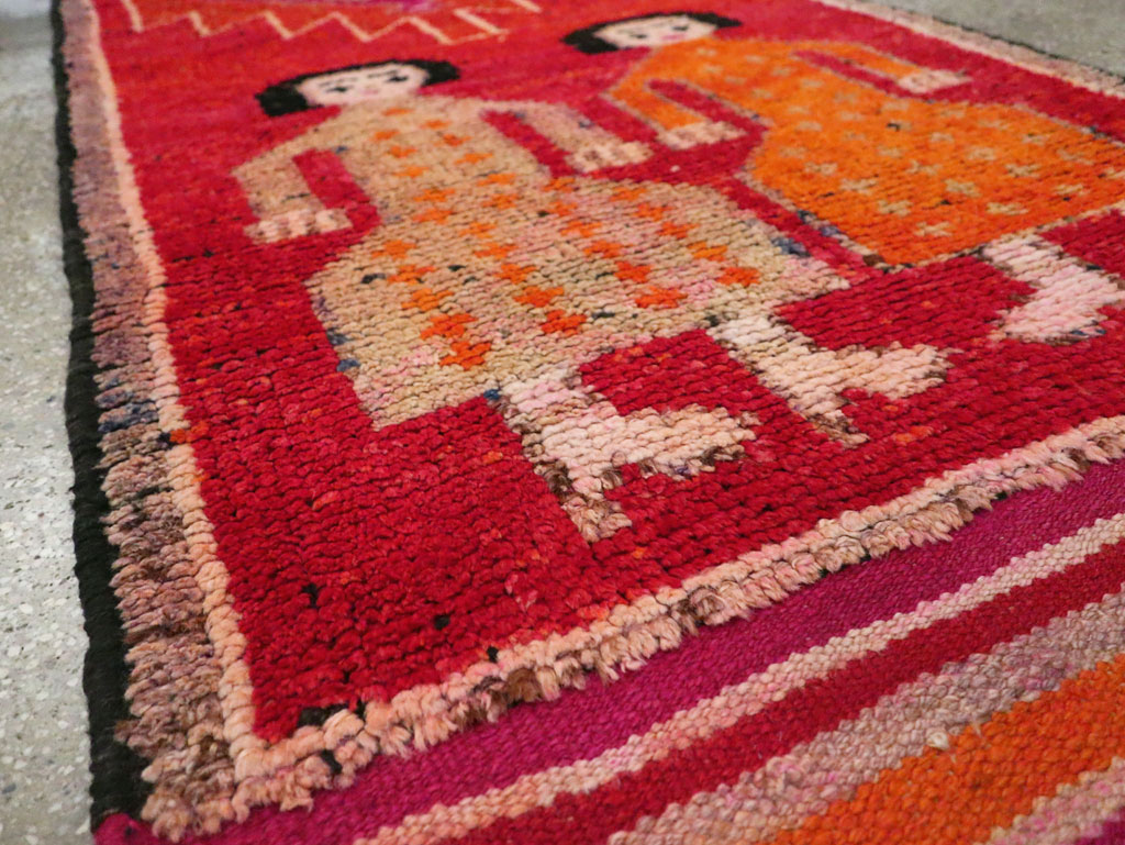 Vintage Anatolian Pictorial Rug, No.29220 - Galerie Shabab