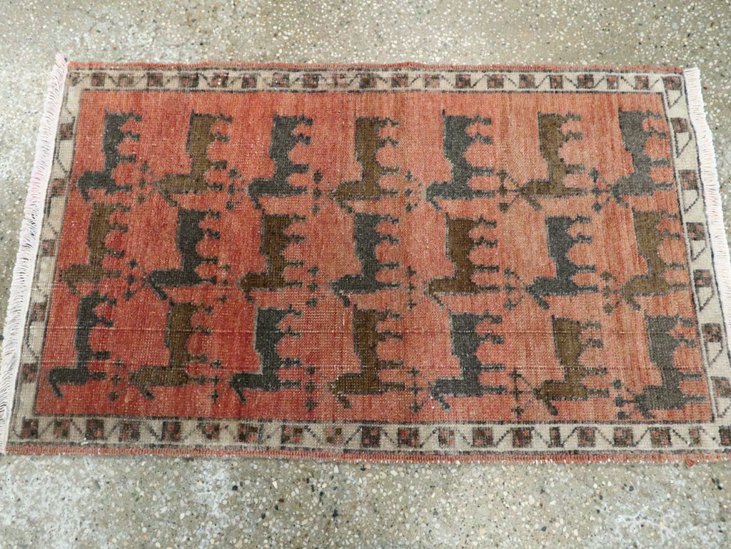 Vintage Anatolian Pictorial Rug, No.29230 - Galerie Shabab