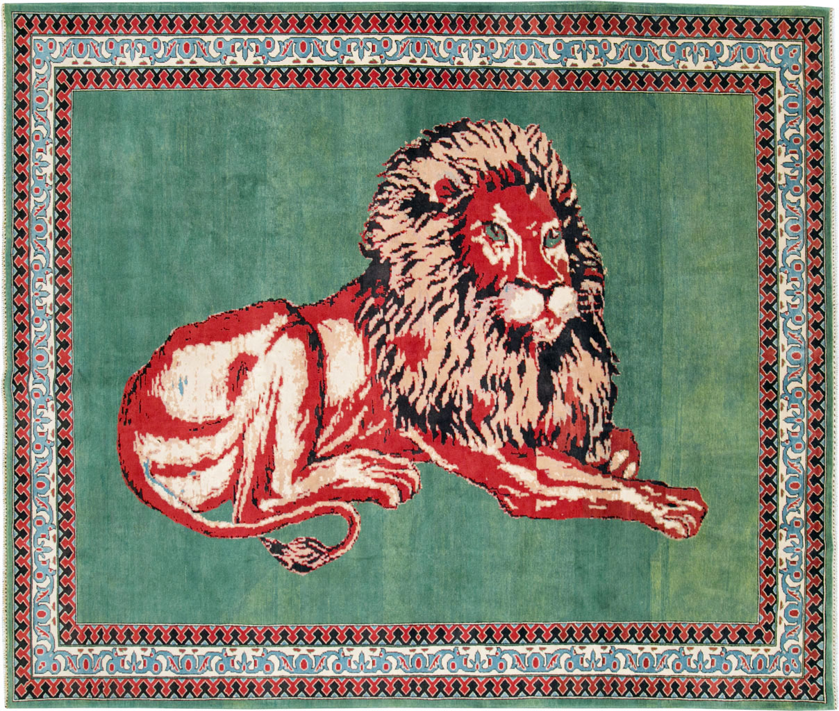 Modern Afghan Pictorial Carpet, No.29233 - Galerie Shabab