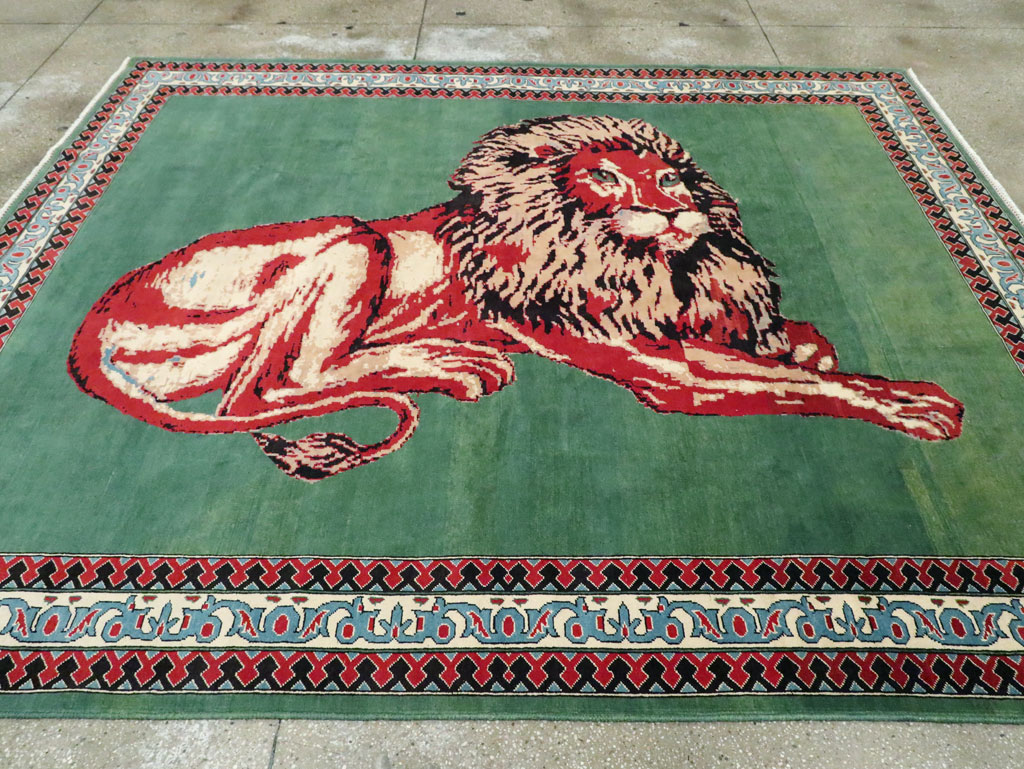 Modern Afghan Pictorial Carpet, No.29233 - Galerie Shabab