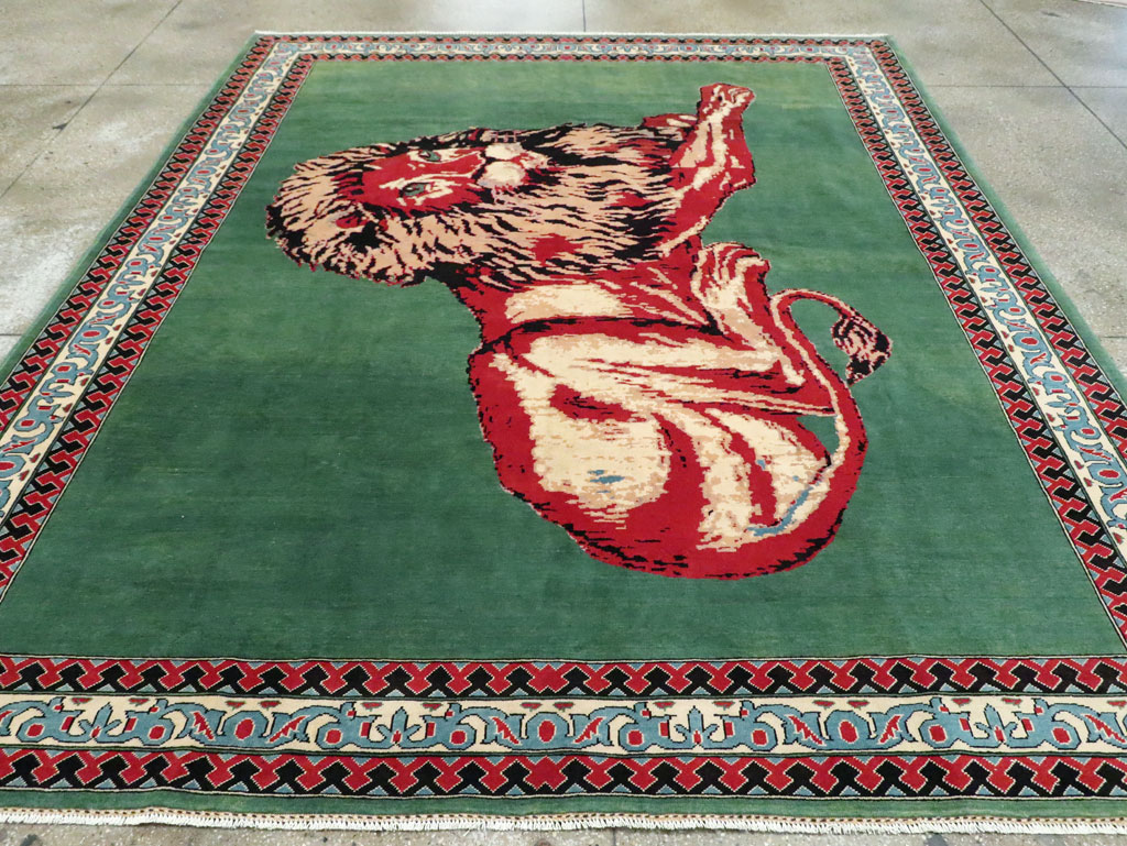 Modern Afghan Pictorial Carpet, No.29233 - Galerie Shabab