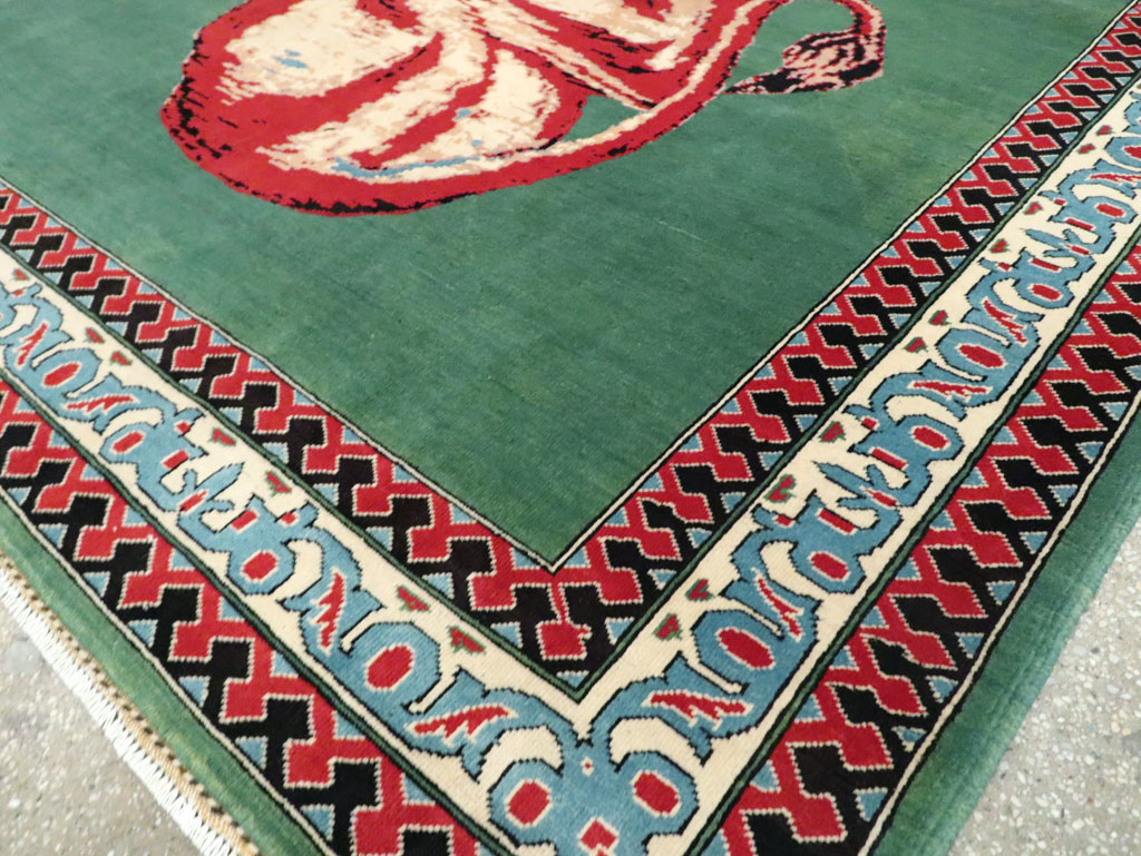 Modern Afghan Pictorial Carpet, No.29233 - Galerie Shabab