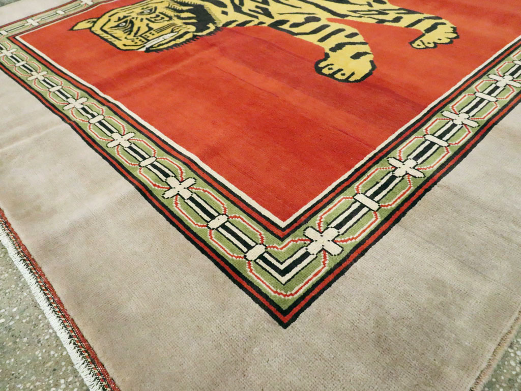 Vintage Inspired Khotan Rug, No.29234 - Galerie Shabab