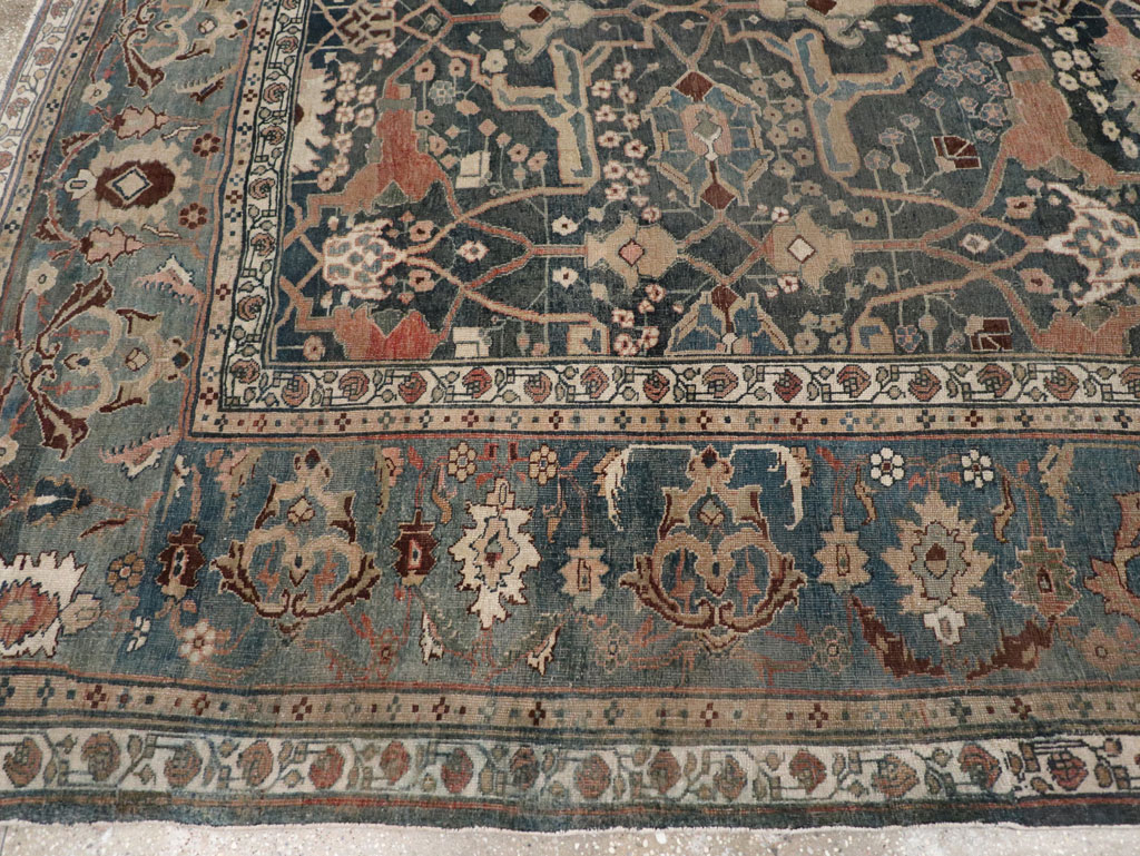 Antique Persian Bidjar Room Size Carpet, No.29237 - Galerie Shabab