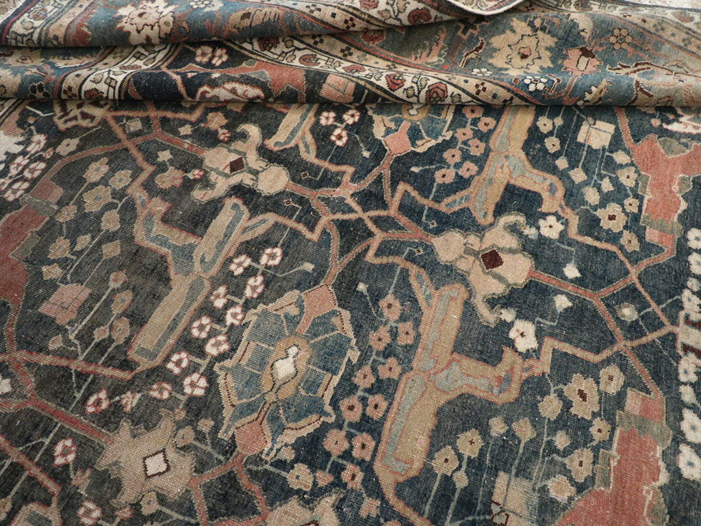 Antique Persian Bidjar Room Size Carpet, No.29237 - Galerie Shabab