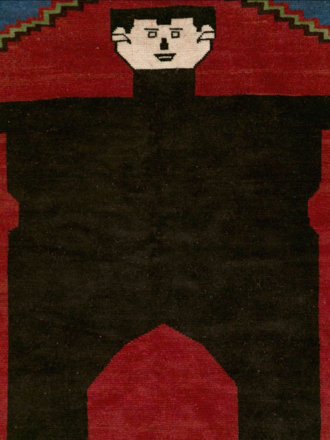 Modern Afghan Pictorial Carpet, No.29240 - Galerie Shabab