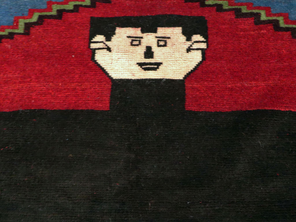 Modern Afghan Pictorial Carpet, No.29240 - Galerie Shabab