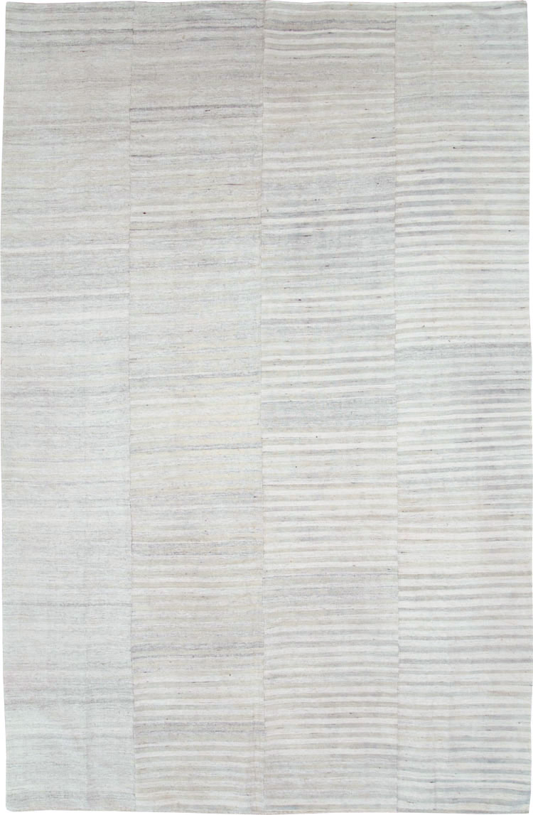 Vintage Turkish Flatweave Kilim Room Size Carpet, No.29244 - Galerie Shabab