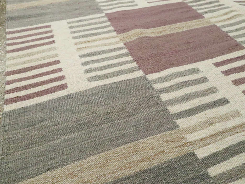 Modern Turkish Flatweave, No.29251 - Galerie Shabab