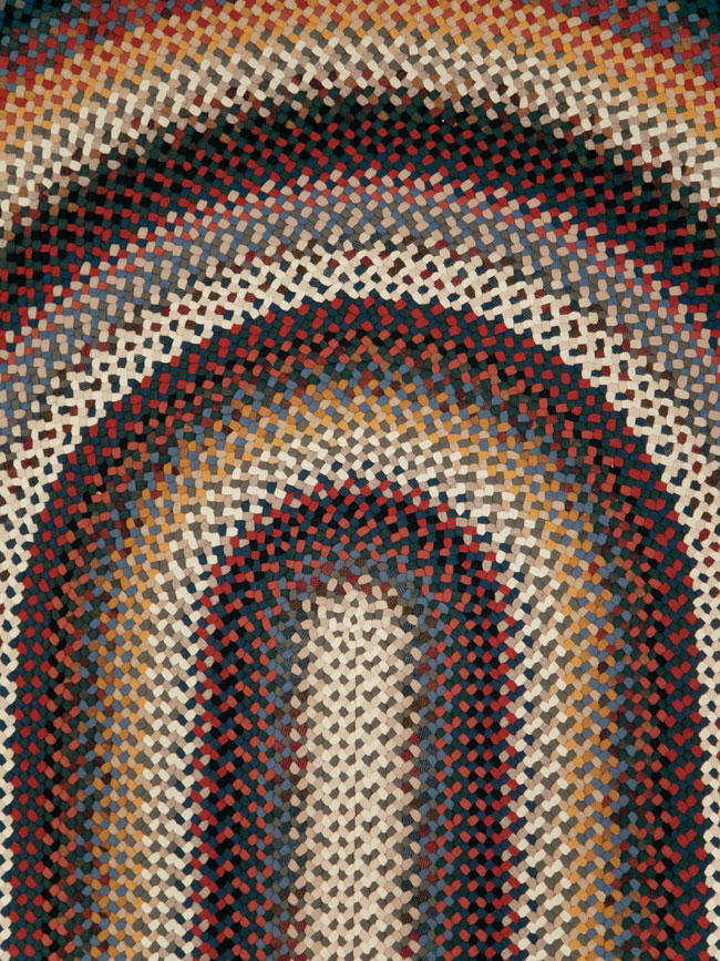Vintage American Braid Carpet, No.29253 - Galerie Shabab