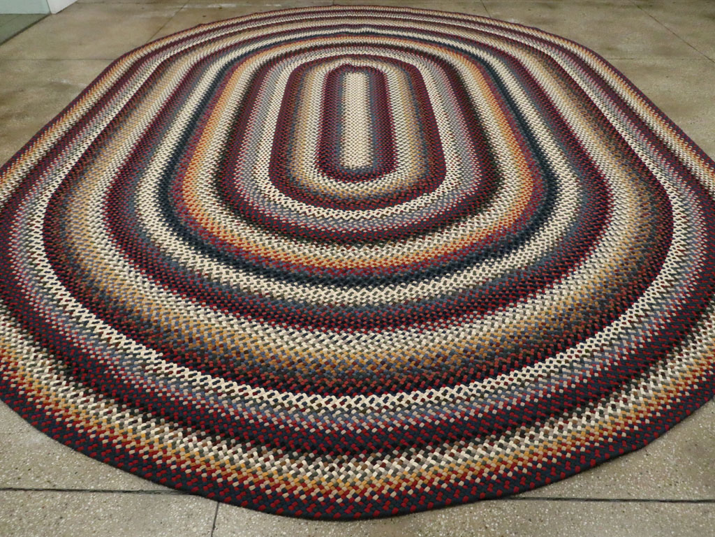 Vintage American Braid Carpet, No.29253 - Galerie Shabab