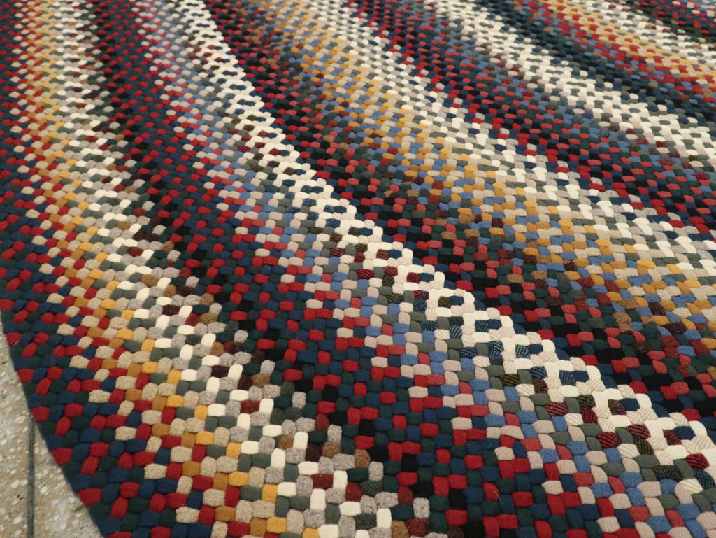 Vintage American Braid Carpet, No.29253 - Galerie Shabab