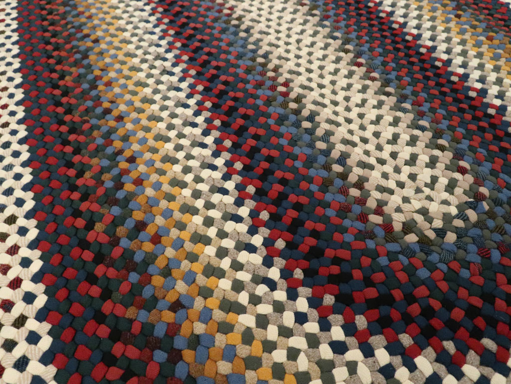 Vintage American Braid Carpet, No.29253 - Galerie Shabab