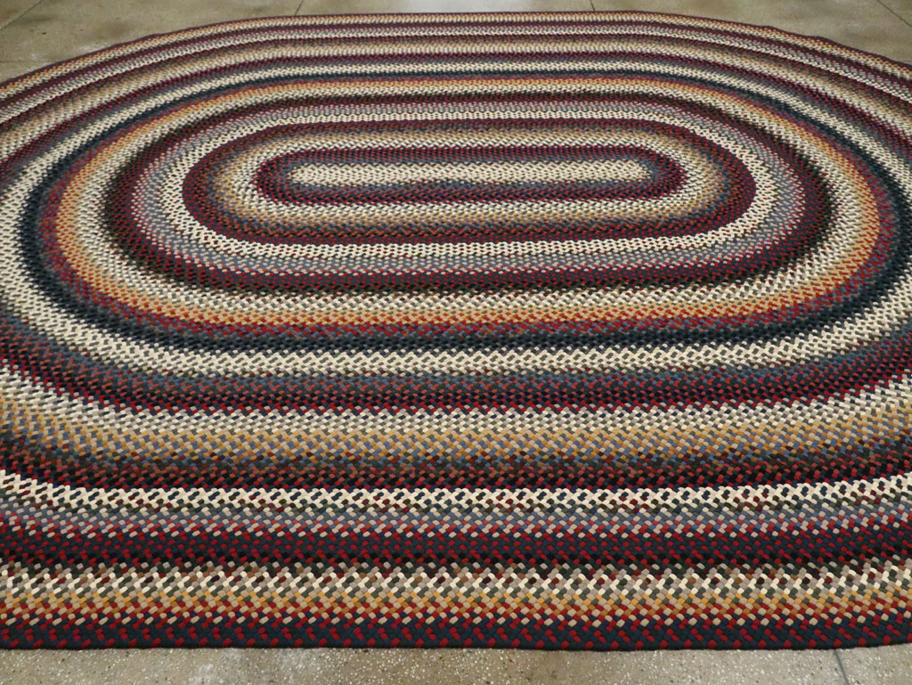 Vintage American Braid Carpet, No.29253 - Galerie Shabab