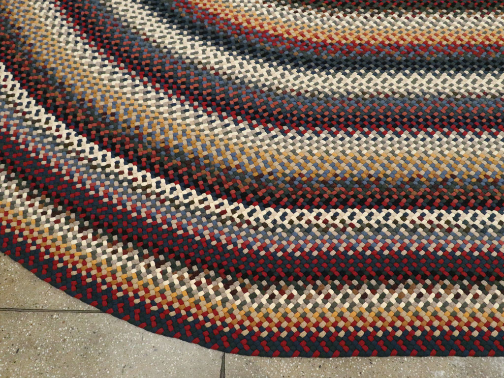 Vintage American Braid Carpet, No.29253 - Galerie Shabab