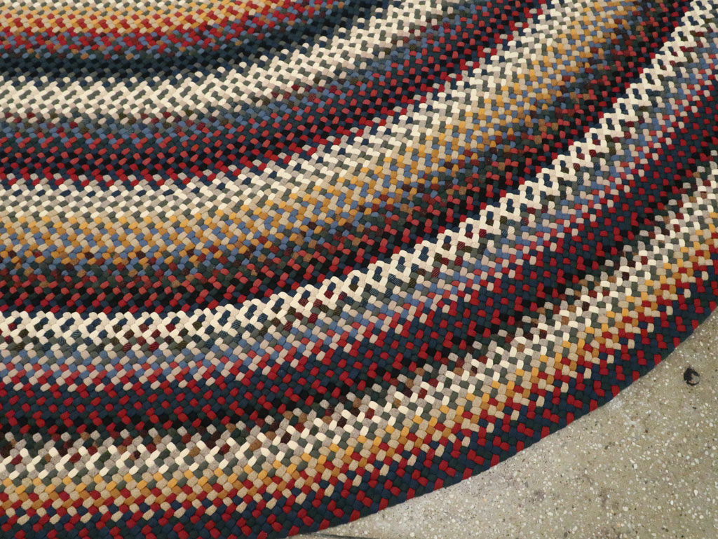 Vintage American Braid Carpet, No.29253 - Galerie Shabab