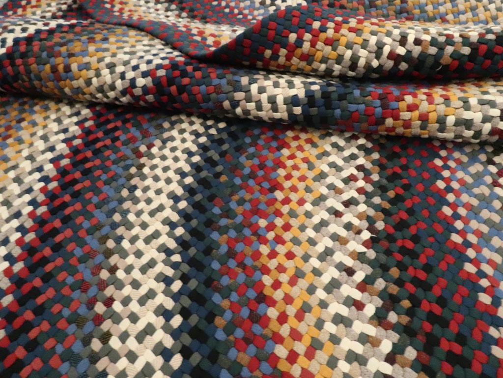 Vintage American Braid Carpet, No.29253 - Galerie Shabab