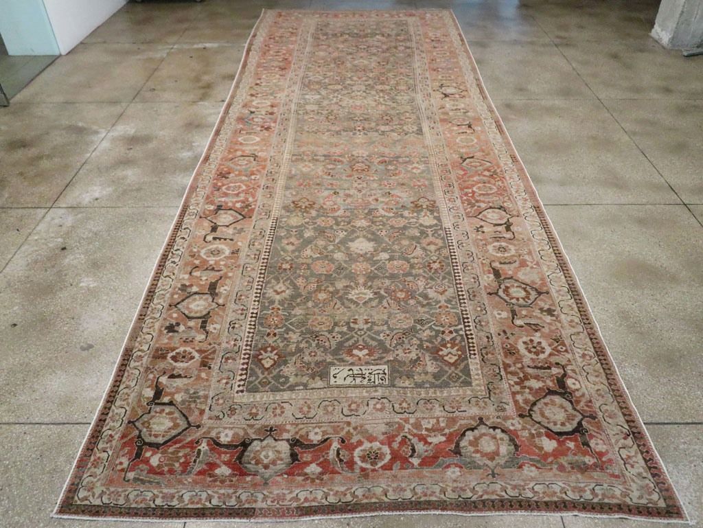 Antique Persian Bidjar Gallery Carpet, No.29257 - Galerie Shabab