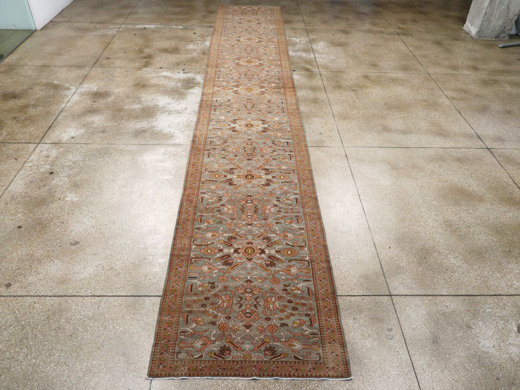 Antique Persian Malayer Long Runner, No.29259 - Galerie Shabab
