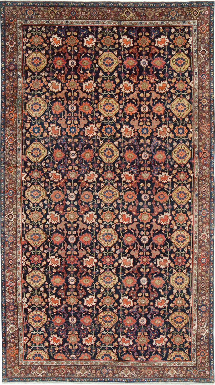 Antique Persian Malayer Gallery Carpet, No.29269 - Galerie Shabab