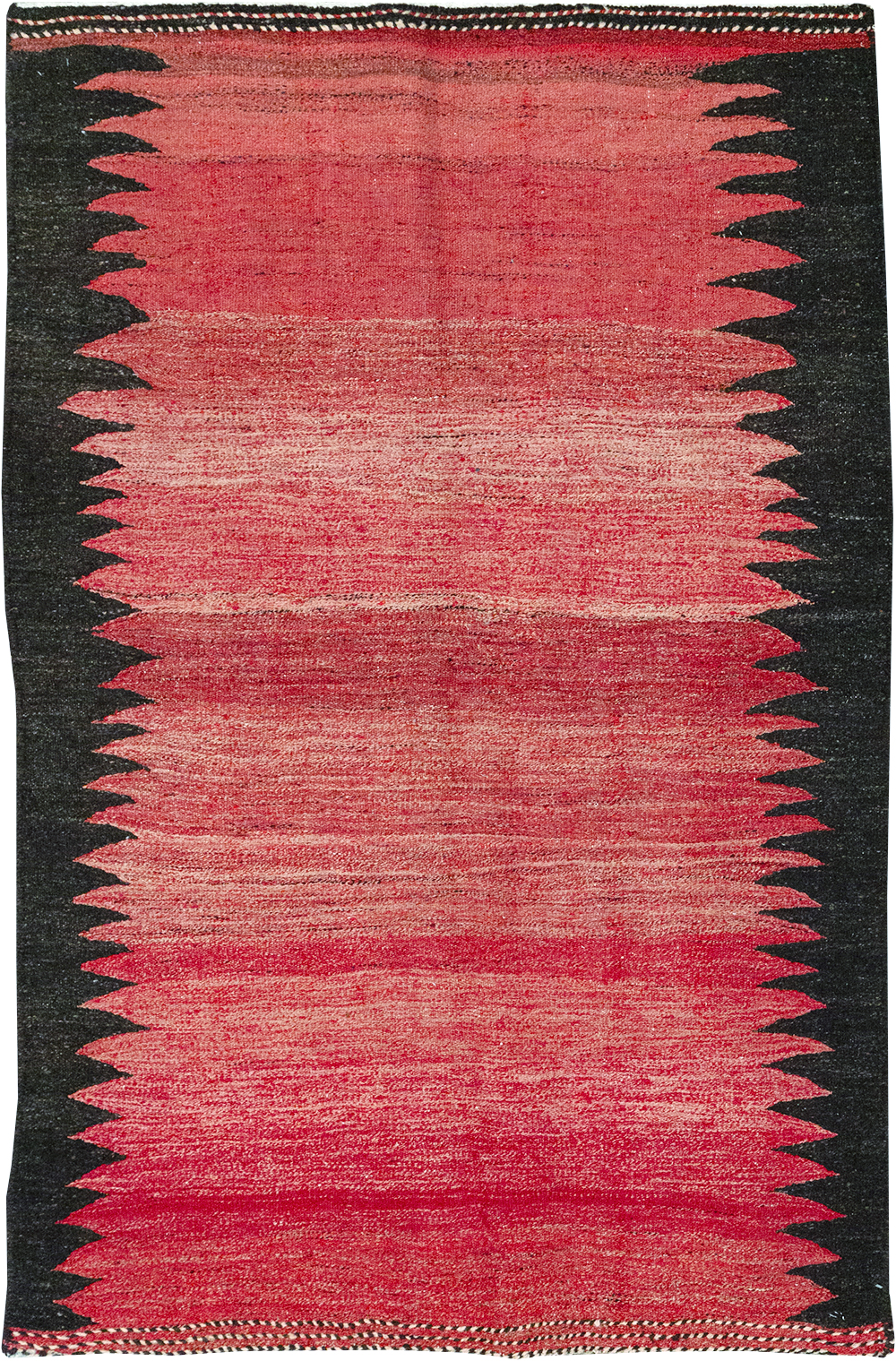 Vintage Persian Flatweave Kilim Accent Rug, No.29285 - Galerie Shabab