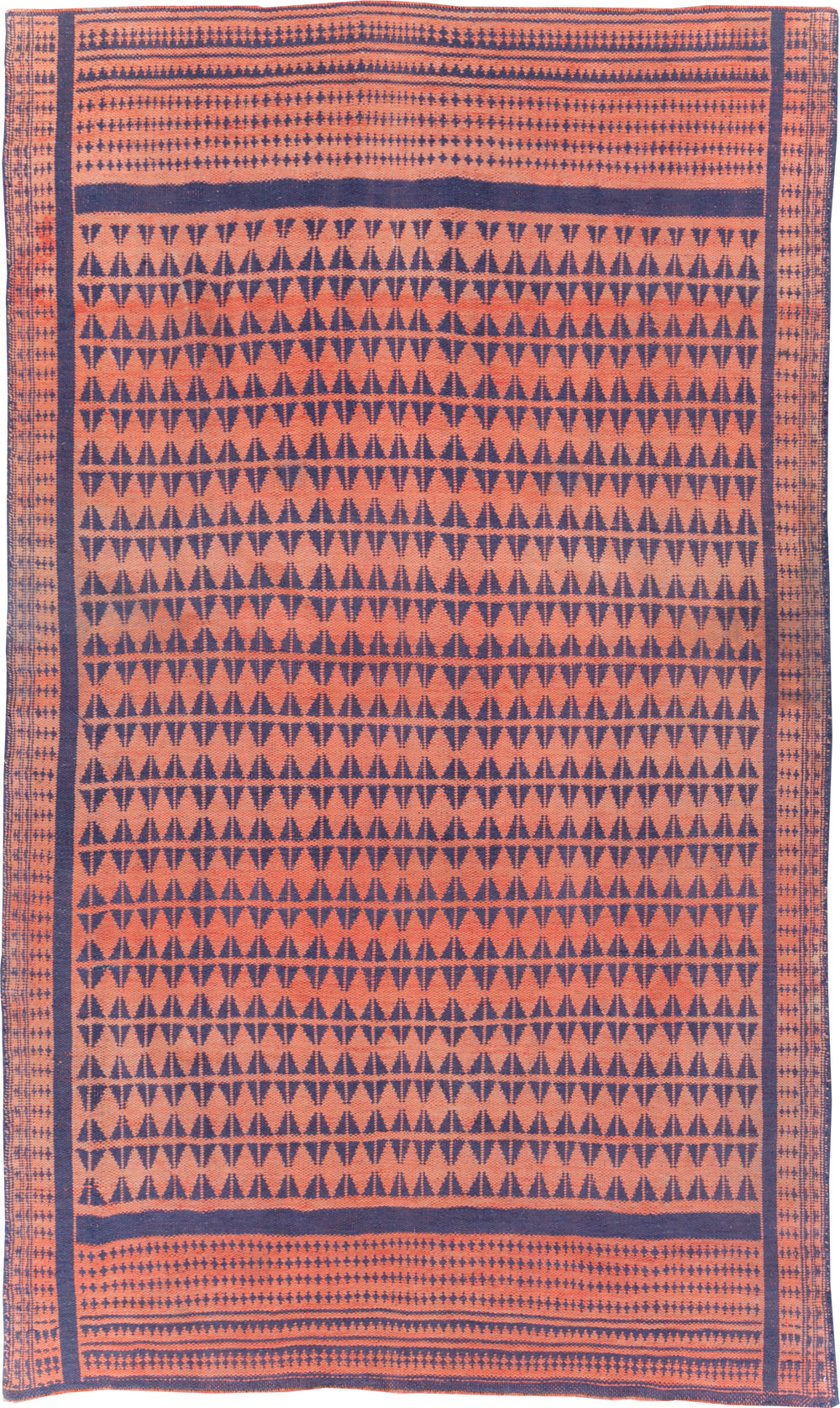 Vintage Persian Flatweave Kilim Accent Rug, No.29287 - Galerie Shabab