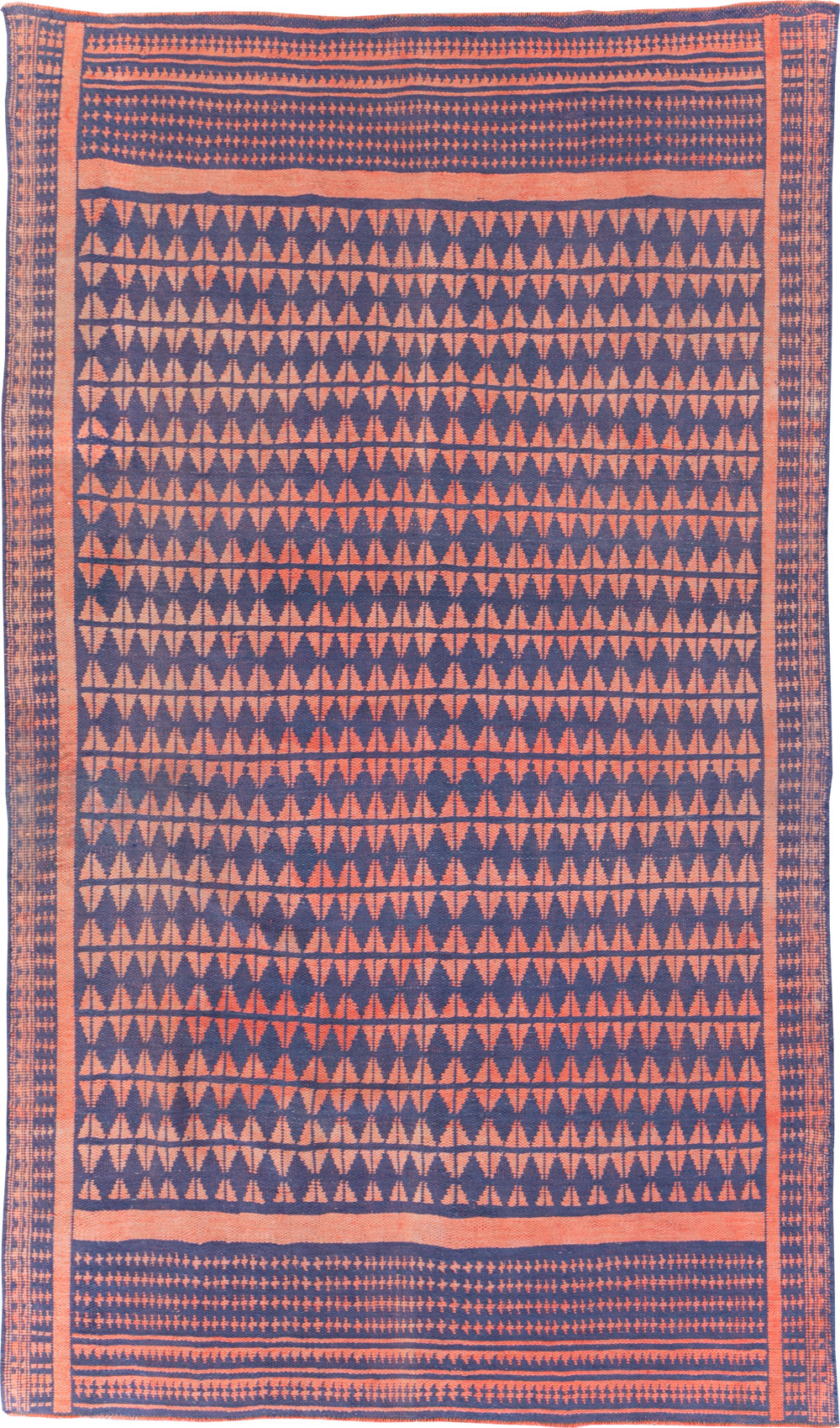 Vintage Persian Flatweave Kilim Accent Rug, No.29287 - Galerie Shabab