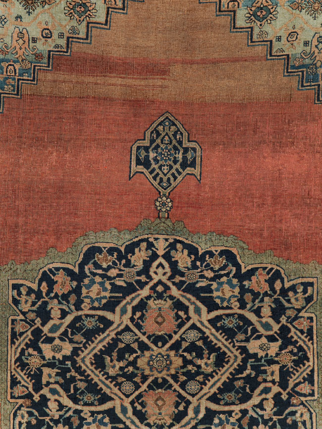Antique Persian Bidjar Room Size Carpet, No.29311 - Galerie Shabab