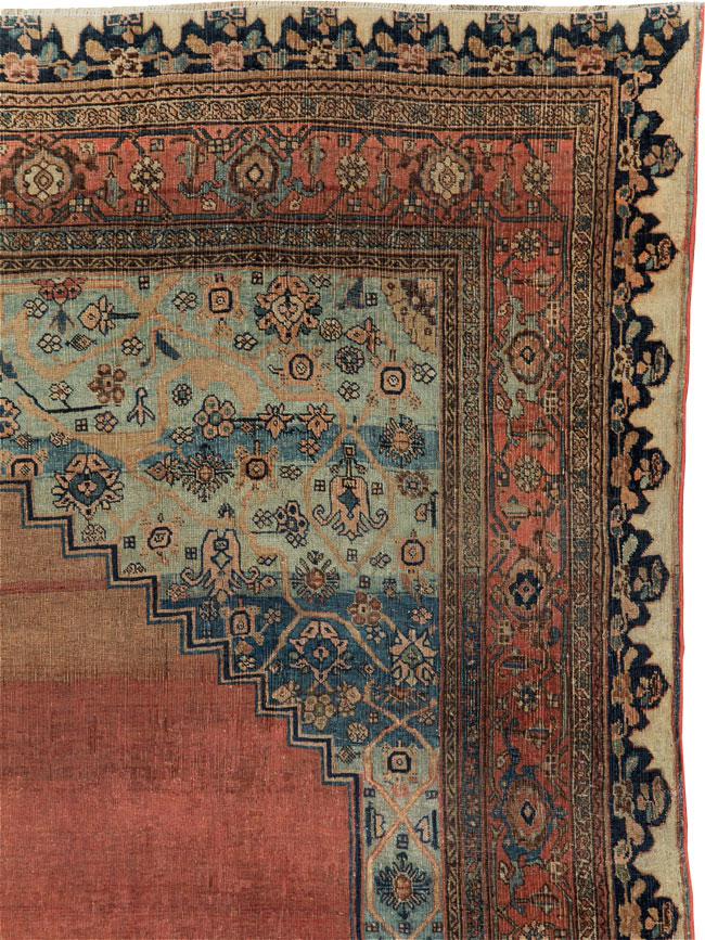 Antique Persian Bidjar Room Size Carpet, No.29311 - Galerie Shabab