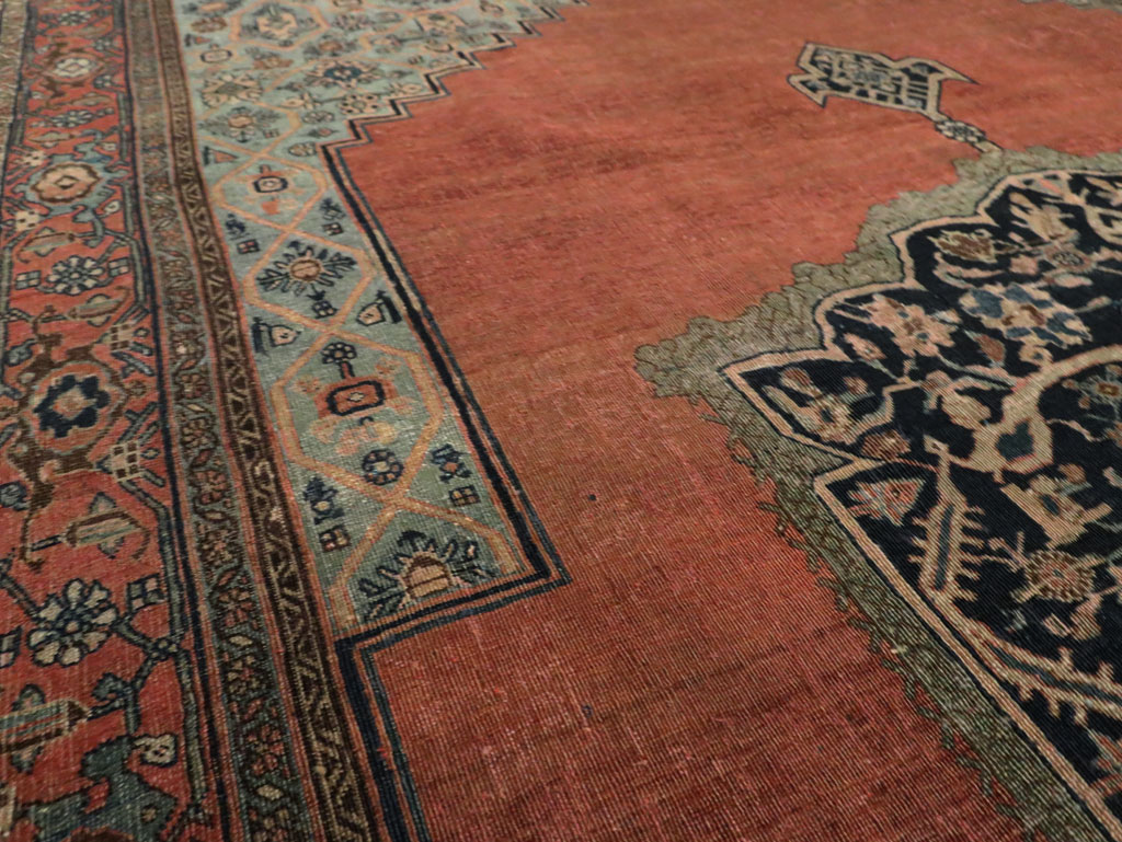 Antique Persian Bidjar Room Size Carpet, No.29311 - Galerie Shabab