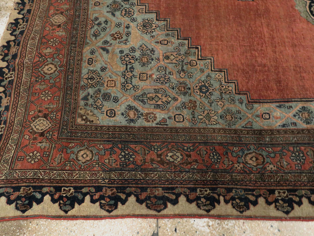 Antique Persian Bidjar Room Size Carpet, No.29311 - Galerie Shabab
