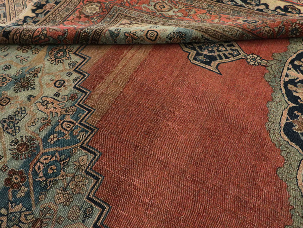Antique Persian Bidjar Room Size Carpet, No.29311 - Galerie Shabab