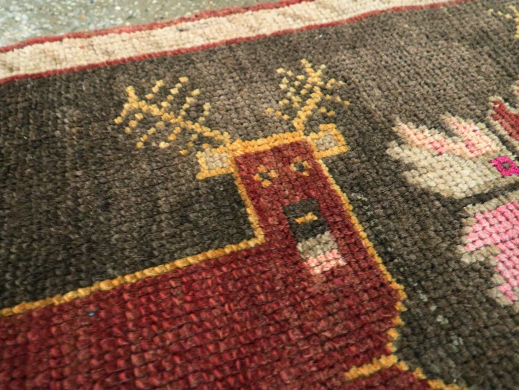 Vintage Anatolian Pictorial Rug, No.29315 - Galerie Shabab