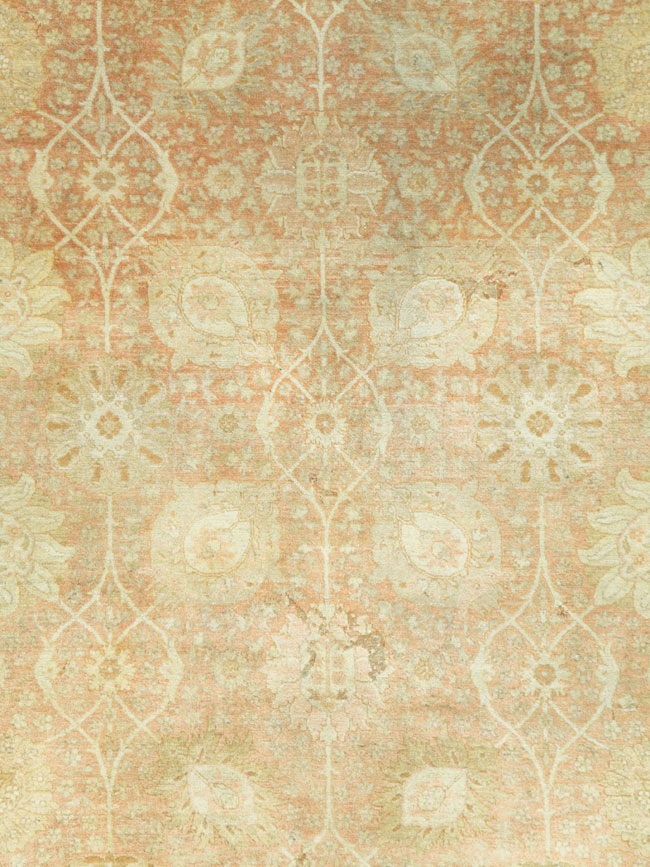 Vintage Persian Tabriz Small Room Size Carpet, No.29335 - Galerie Shabab