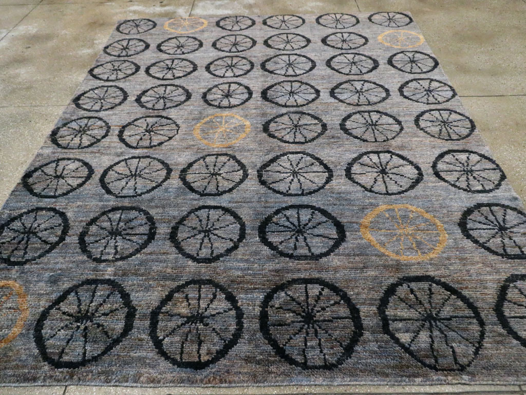 Contemporary Turkish Anatolian Room Size Carpet, No.29337 - Galerie Shabab