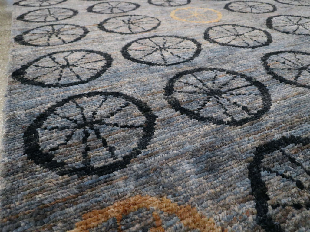 Contemporary Turkish Anatolian Room Size Carpet, No.29337 - Galerie Shabab