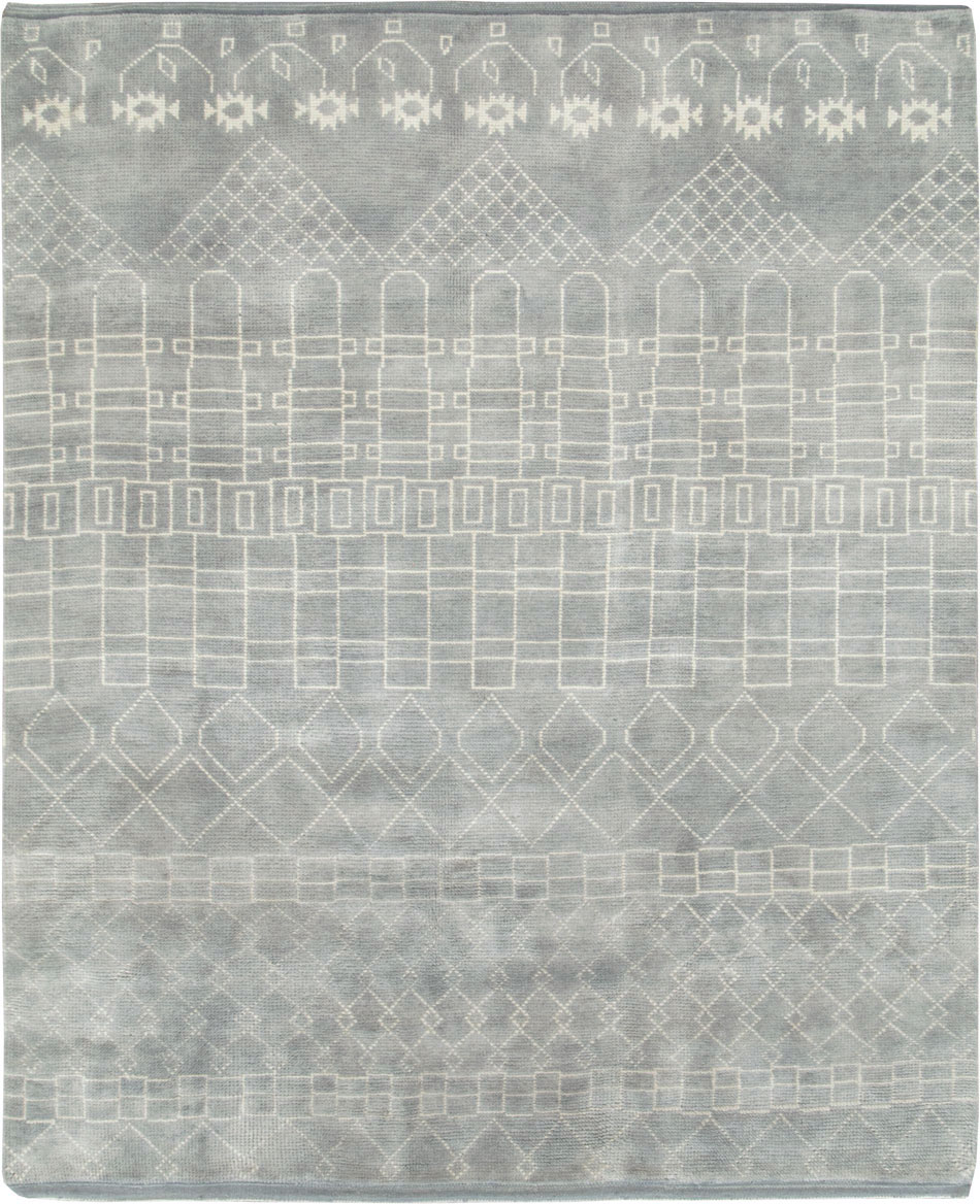 Contemporary Moroccan Room Size Carpet, No.29338 - Galerie Shabab