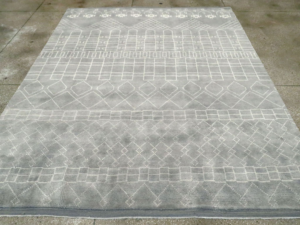 Contemporary Moroccan Room Size Carpet, No.29338 - Galerie Shabab