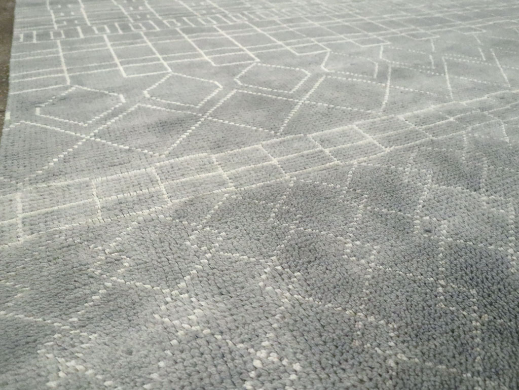 Contemporary Moroccan Room Size Carpet, No.29338 - Galerie Shabab