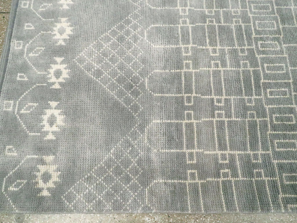 Contemporary Moroccan Room Size Carpet, No.29338 - Galerie Shabab