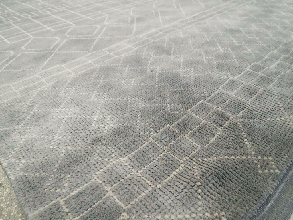 Contemporary Moroccan Room Size Carpet, No.29338 - Galerie Shabab