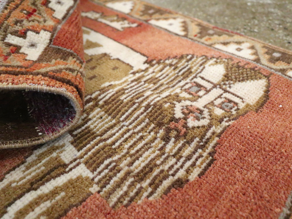 Vintage Turkish Anatolian Pictorial Rug (Pair: 1 of 2), No.29349 - Galerie Shabab