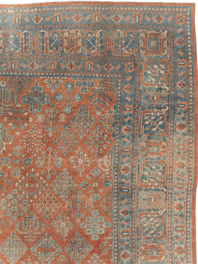 Antique Persian Joshegan Large Room Size Carpet, No.29352 - Galerie Shabab