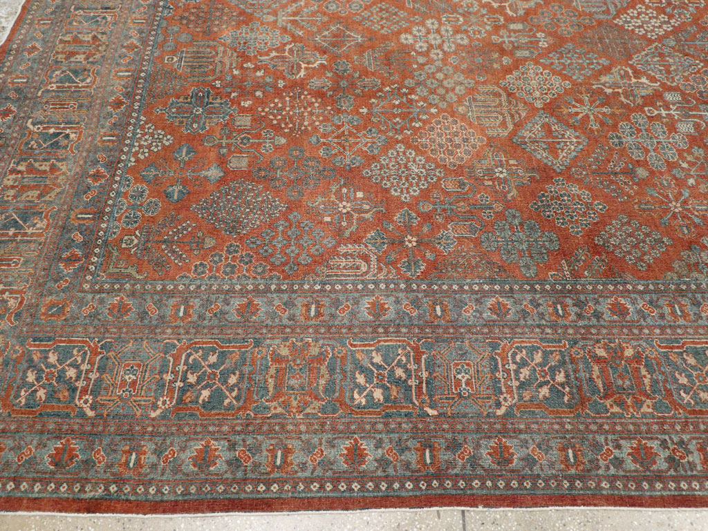 Antique Persian Joshegan Large Room Size Carpet, No.29352 - Galerie Shabab